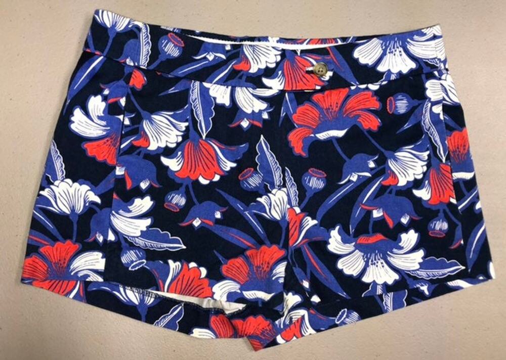 NWOT J Crew Floral Shorts Womens 00